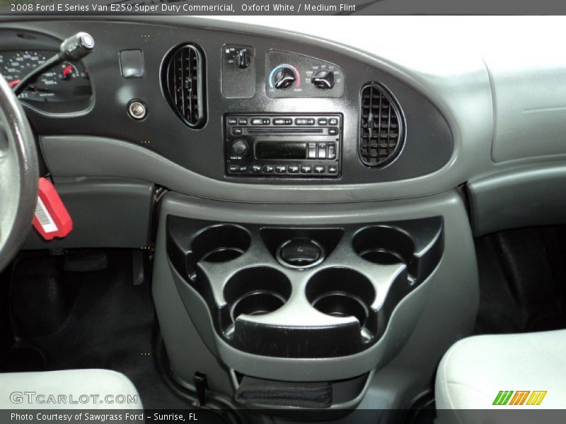 Oxford White / Medium Flint 2008 Ford E Series Van E250 Super Duty Commericial