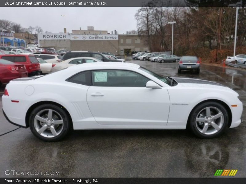 Summit White / Black 2014 Chevrolet Camaro LT Coupe