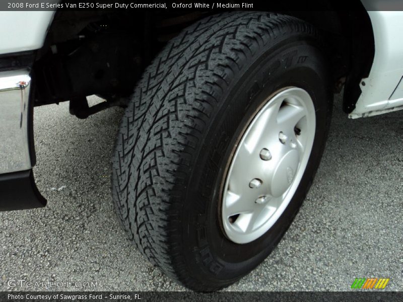 Oxford White / Medium Flint 2008 Ford E Series Van E250 Super Duty Commericial