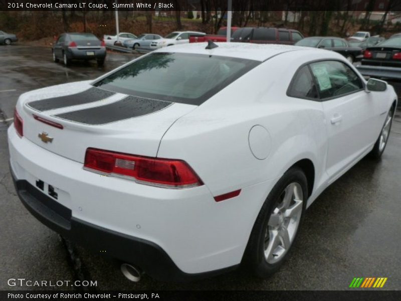 Summit White / Black 2014 Chevrolet Camaro LT Coupe