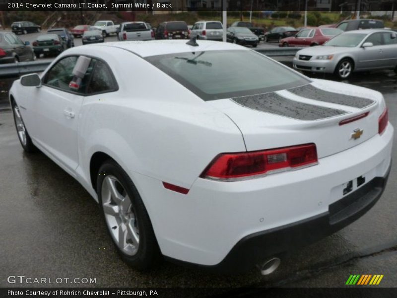 Summit White / Black 2014 Chevrolet Camaro LT Coupe