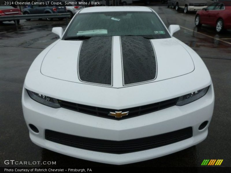 Summit White / Black 2014 Chevrolet Camaro LT Coupe