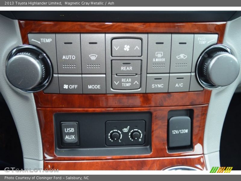 Magnetic Gray Metallic / Ash 2013 Toyota Highlander Limited