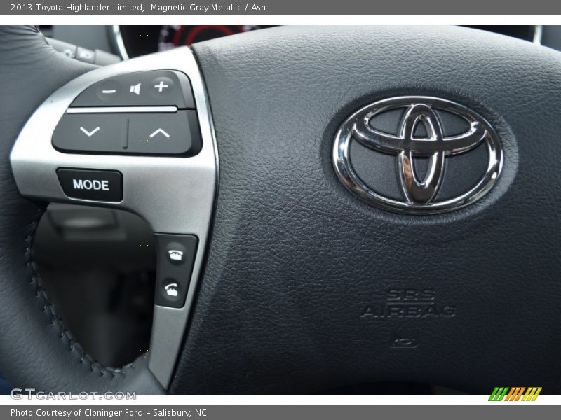 Magnetic Gray Metallic / Ash 2013 Toyota Highlander Limited