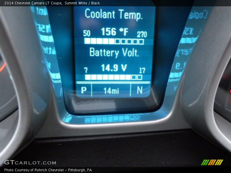 Summit White / Black 2014 Chevrolet Camaro LT Coupe