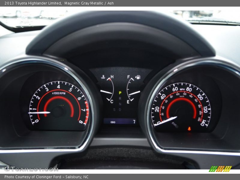 Magnetic Gray Metallic / Ash 2013 Toyota Highlander Limited