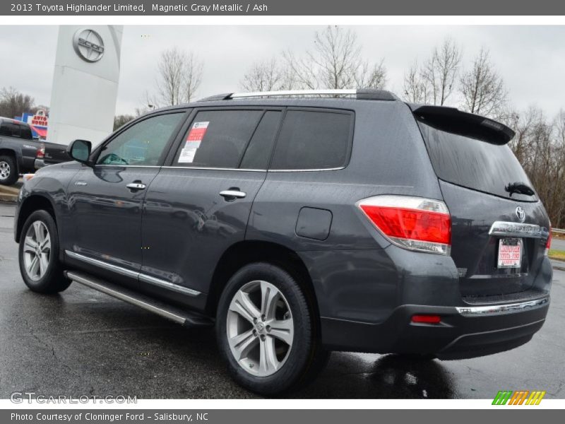 Magnetic Gray Metallic / Ash 2013 Toyota Highlander Limited