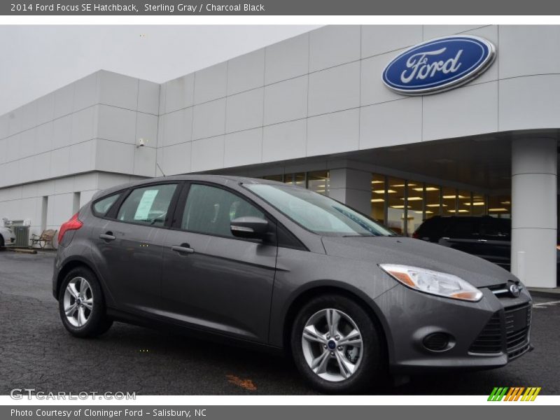 Sterling Gray / Charcoal Black 2014 Ford Focus SE Hatchback