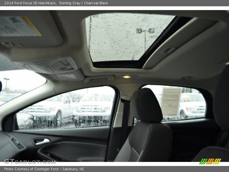 Sterling Gray / Charcoal Black 2014 Ford Focus SE Hatchback
