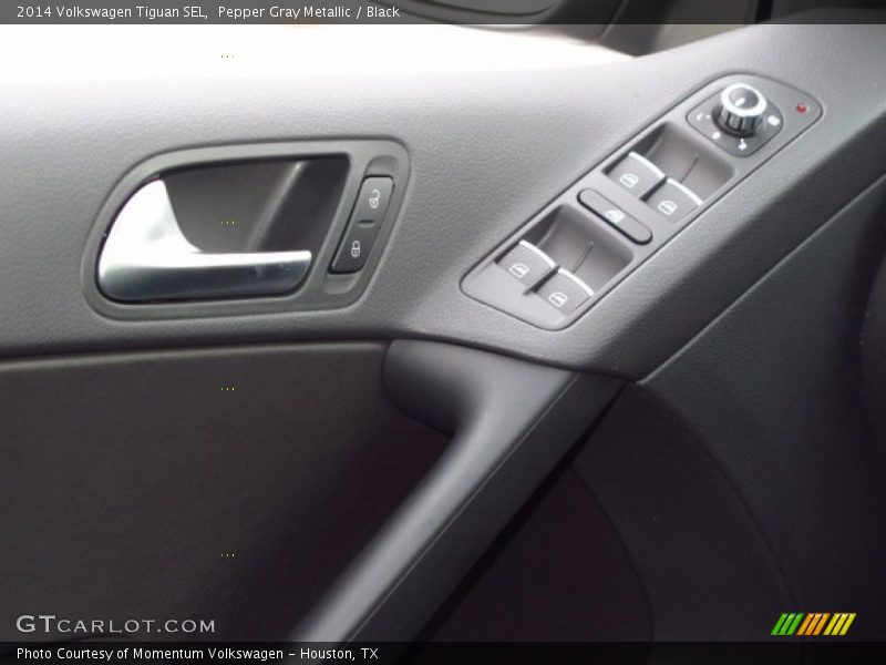 Pepper Gray Metallic / Black 2014 Volkswagen Tiguan SEL