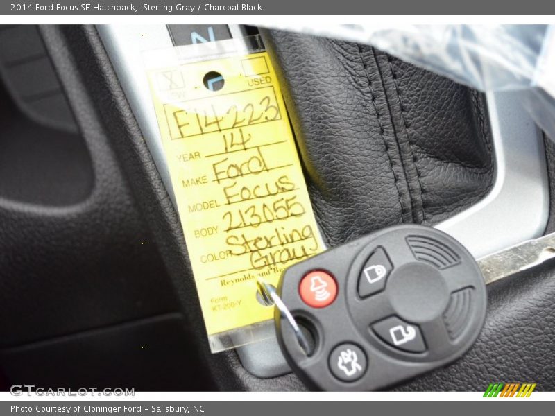 Sterling Gray / Charcoal Black 2014 Ford Focus SE Hatchback