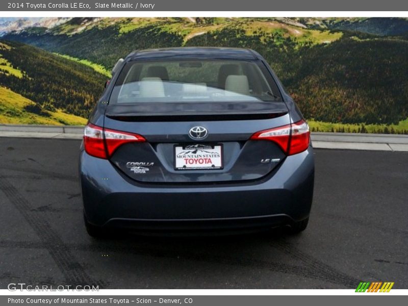 Slate Metallic / Ivory 2014 Toyota Corolla LE Eco