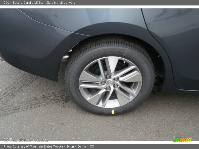 Slate Metallic / Ivory 2014 Toyota Corolla LE Eco