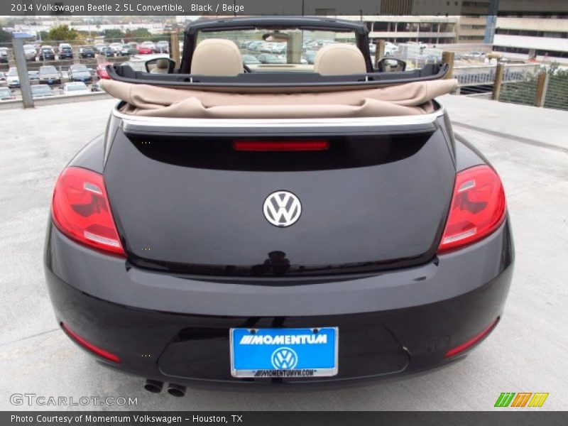 Black / Beige 2014 Volkswagen Beetle 2.5L Convertible