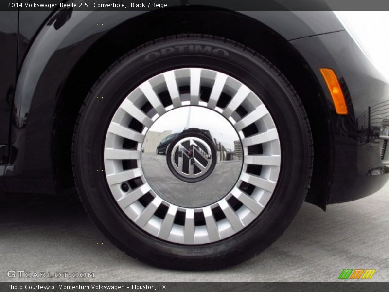 Black / Beige 2014 Volkswagen Beetle 2.5L Convertible