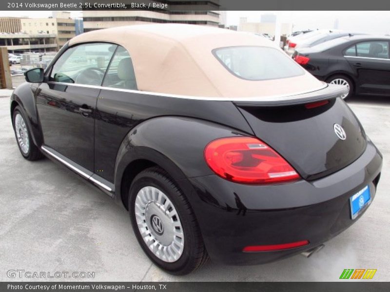 Black / Beige 2014 Volkswagen Beetle 2.5L Convertible