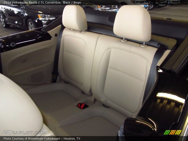 Black / Beige 2014 Volkswagen Beetle 2.5L Convertible