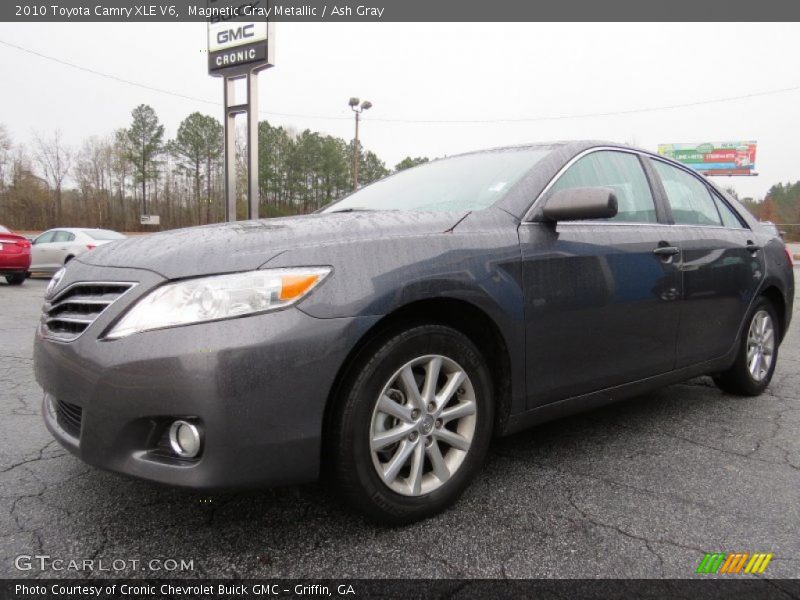 Magnetic Gray Metallic / Ash Gray 2010 Toyota Camry XLE V6
