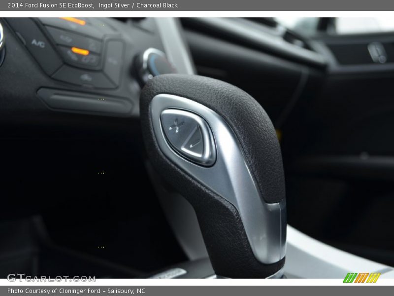 Ingot Silver / Charcoal Black 2014 Ford Fusion SE EcoBoost