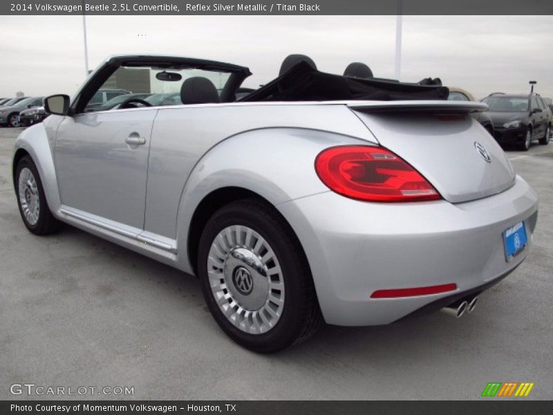 Reflex Silver Metallic / Titan Black 2014 Volkswagen Beetle 2.5L Convertible