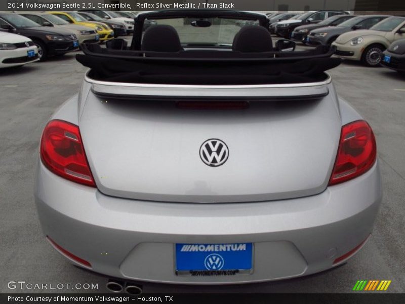 Reflex Silver Metallic / Titan Black 2014 Volkswagen Beetle 2.5L Convertible