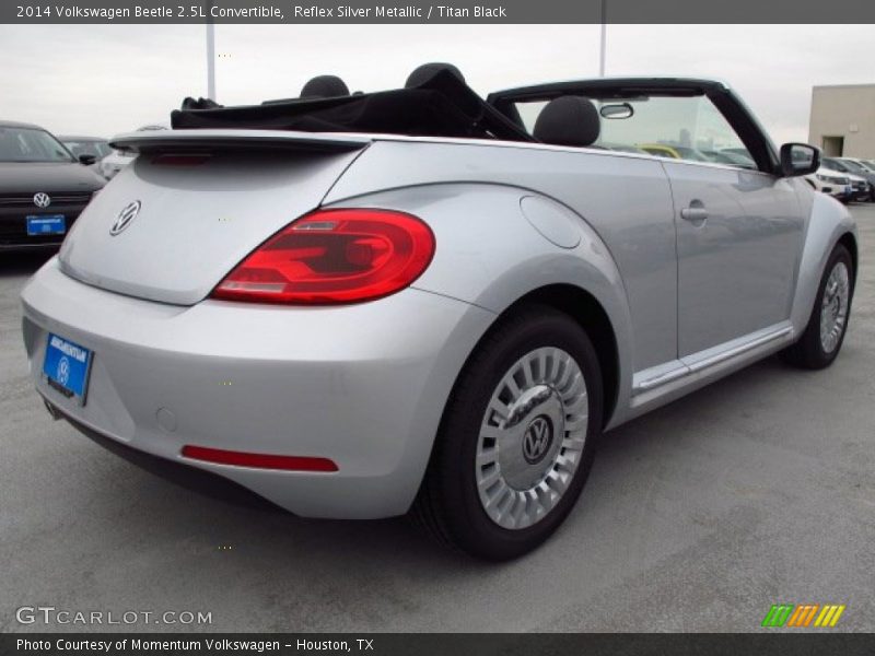 Reflex Silver Metallic / Titan Black 2014 Volkswagen Beetle 2.5L Convertible