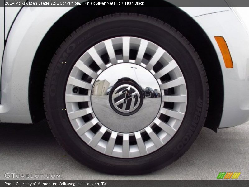 Reflex Silver Metallic / Titan Black 2014 Volkswagen Beetle 2.5L Convertible