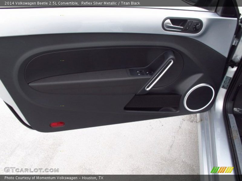 Reflex Silver Metallic / Titan Black 2014 Volkswagen Beetle 2.5L Convertible