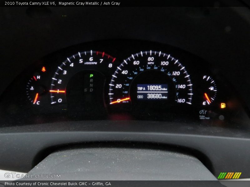 Magnetic Gray Metallic / Ash Gray 2010 Toyota Camry XLE V6