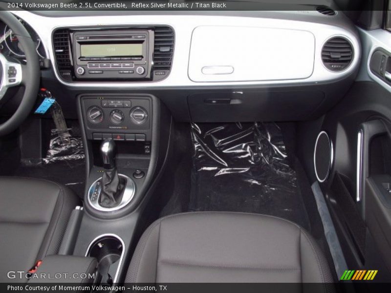 Reflex Silver Metallic / Titan Black 2014 Volkswagen Beetle 2.5L Convertible