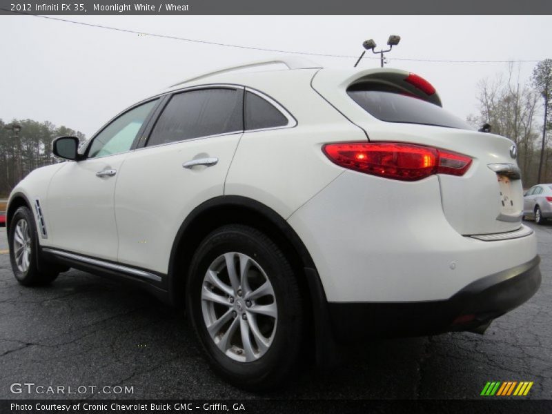 Moonlight White / Wheat 2012 Infiniti FX 35