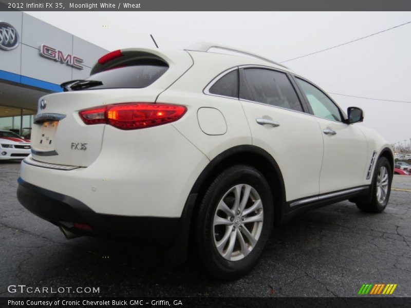 Moonlight White / Wheat 2012 Infiniti FX 35