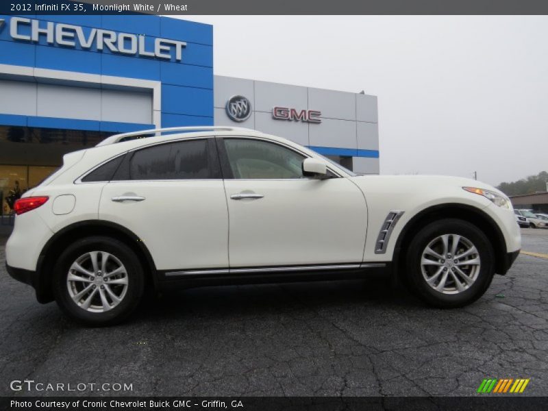 Moonlight White / Wheat 2012 Infiniti FX 35