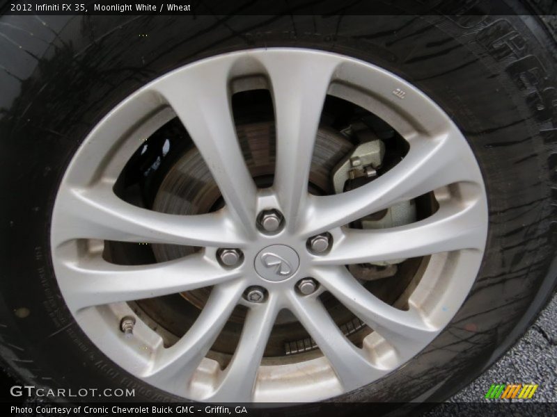 Moonlight White / Wheat 2012 Infiniti FX 35
