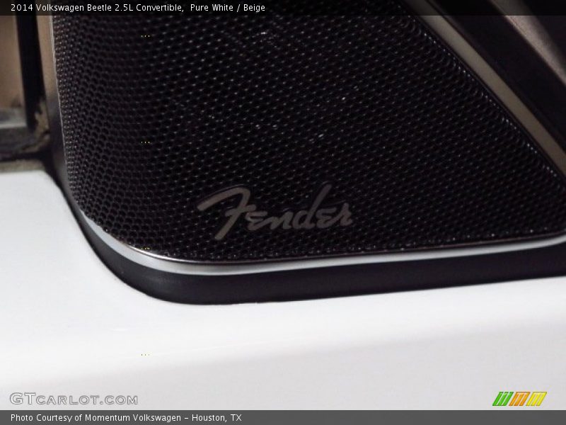 Pure White / Beige 2014 Volkswagen Beetle 2.5L Convertible