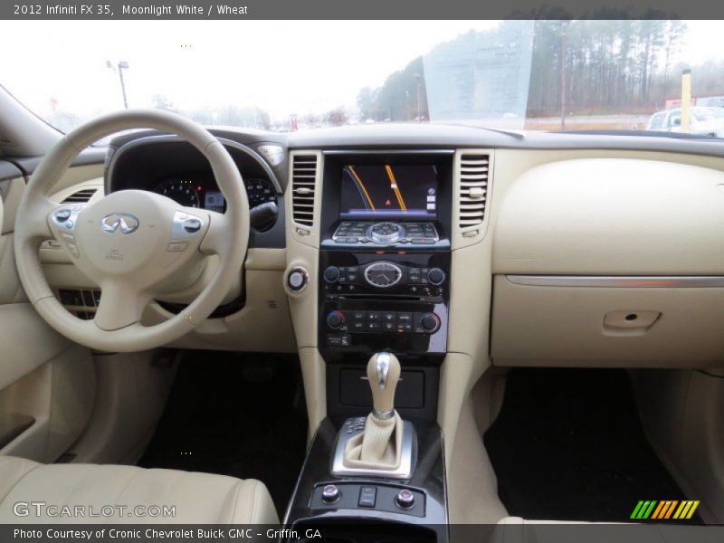 Moonlight White / Wheat 2012 Infiniti FX 35