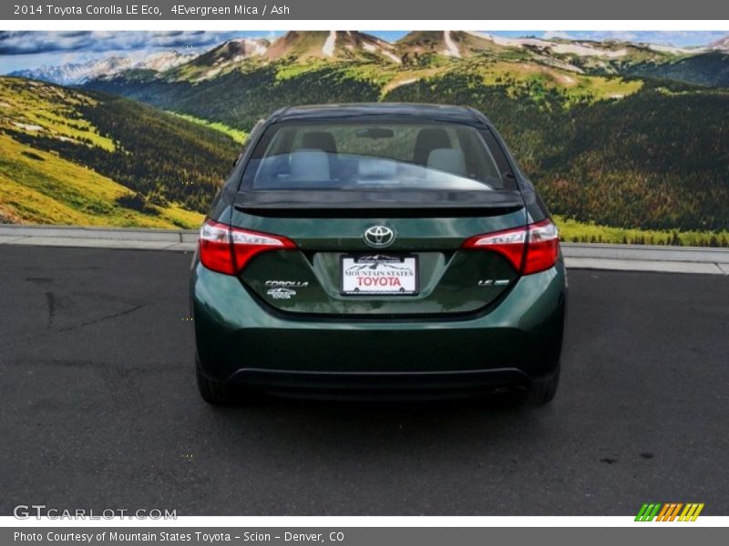 4Evergreen Mica / Ash 2014 Toyota Corolla LE Eco