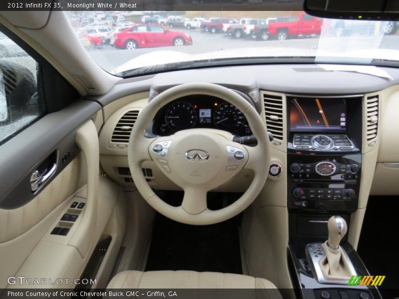 Moonlight White / Wheat 2012 Infiniti FX 35