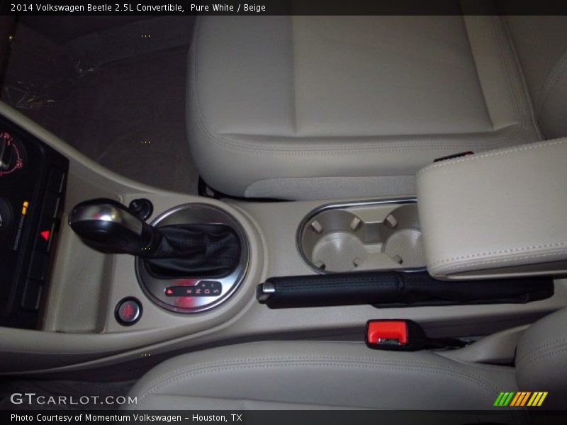 Pure White / Beige 2014 Volkswagen Beetle 2.5L Convertible