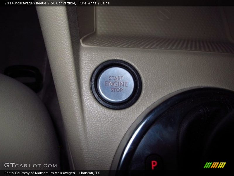 Pure White / Beige 2014 Volkswagen Beetle 2.5L Convertible