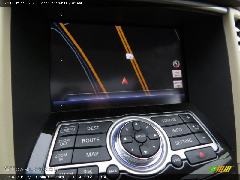 Moonlight White / Wheat 2012 Infiniti FX 35
