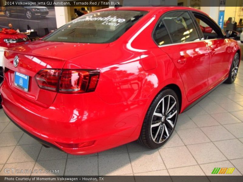 Tornado Red / Titan Black 2014 Volkswagen Jetta GLI Autobahn