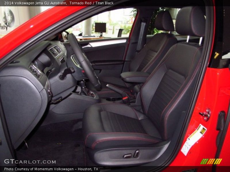 Tornado Red / Titan Black 2014 Volkswagen Jetta GLI Autobahn