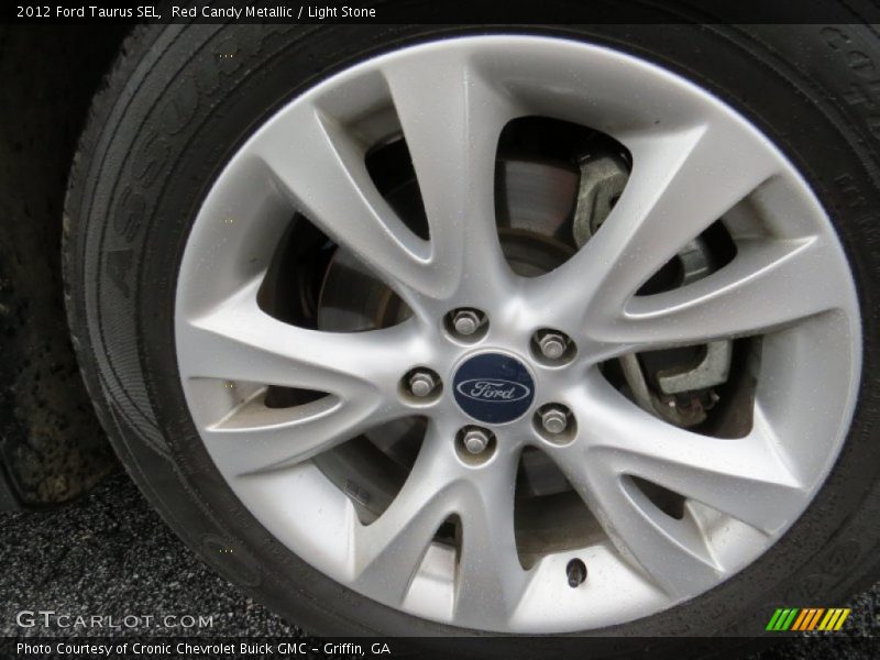 Red Candy Metallic / Light Stone 2012 Ford Taurus SEL