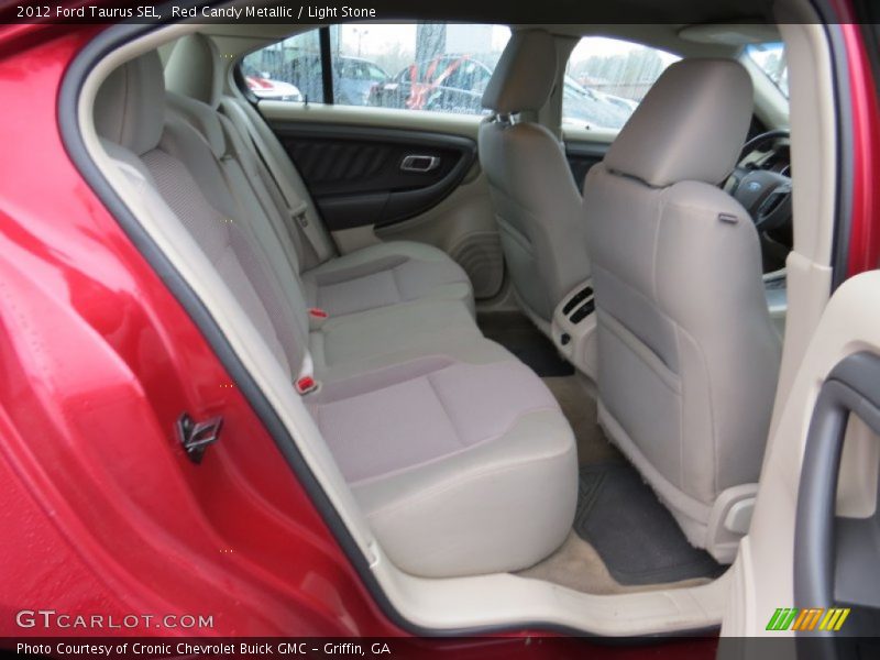Red Candy Metallic / Light Stone 2012 Ford Taurus SEL