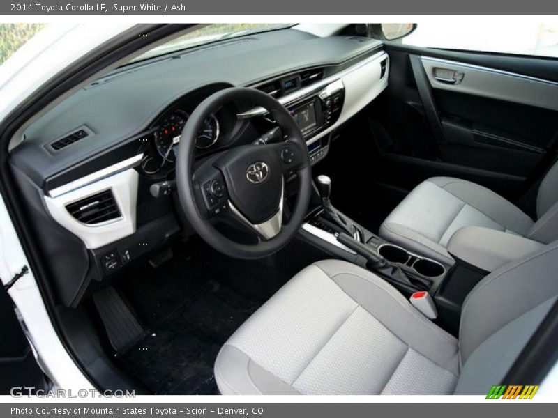 Super White / Ash 2014 Toyota Corolla LE