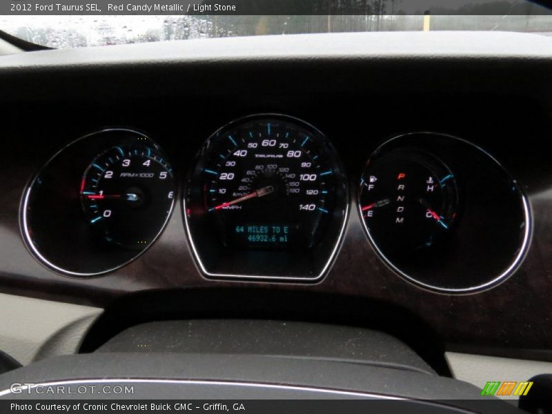 Red Candy Metallic / Light Stone 2012 Ford Taurus SEL