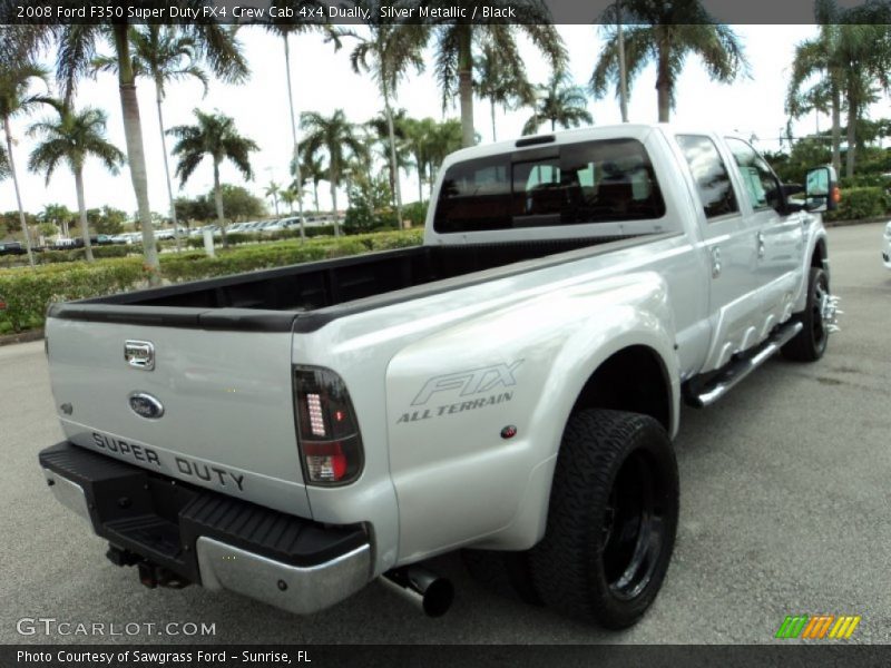 Silver Metallic / Black 2008 Ford F350 Super Duty FX4 Crew Cab 4x4 Dually