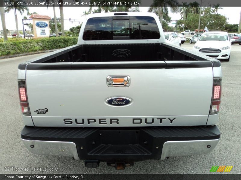 Silver Metallic / Black 2008 Ford F350 Super Duty FX4 Crew Cab 4x4 Dually