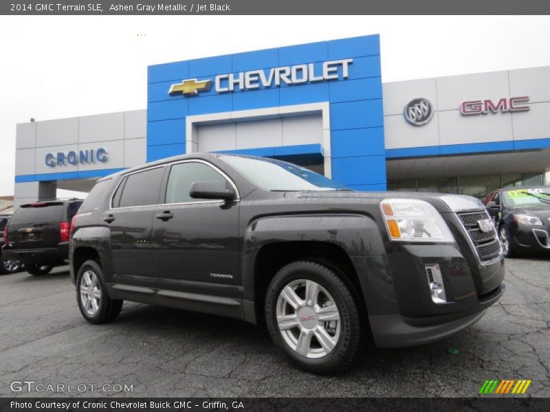 Ashen Gray Metallic / Jet Black 2014 GMC Terrain SLE